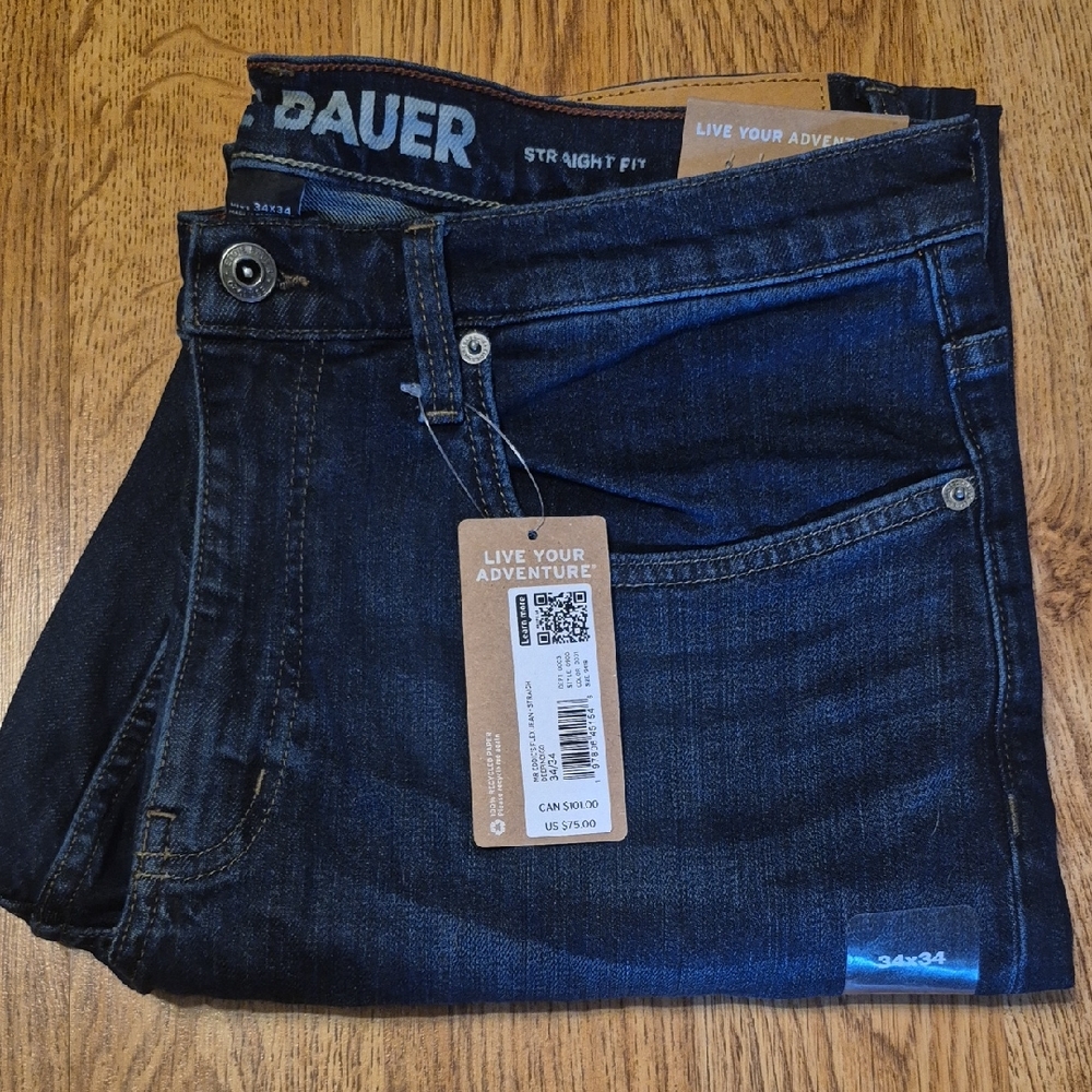 Eddie Bauer Men's Indigo Straight Jeans